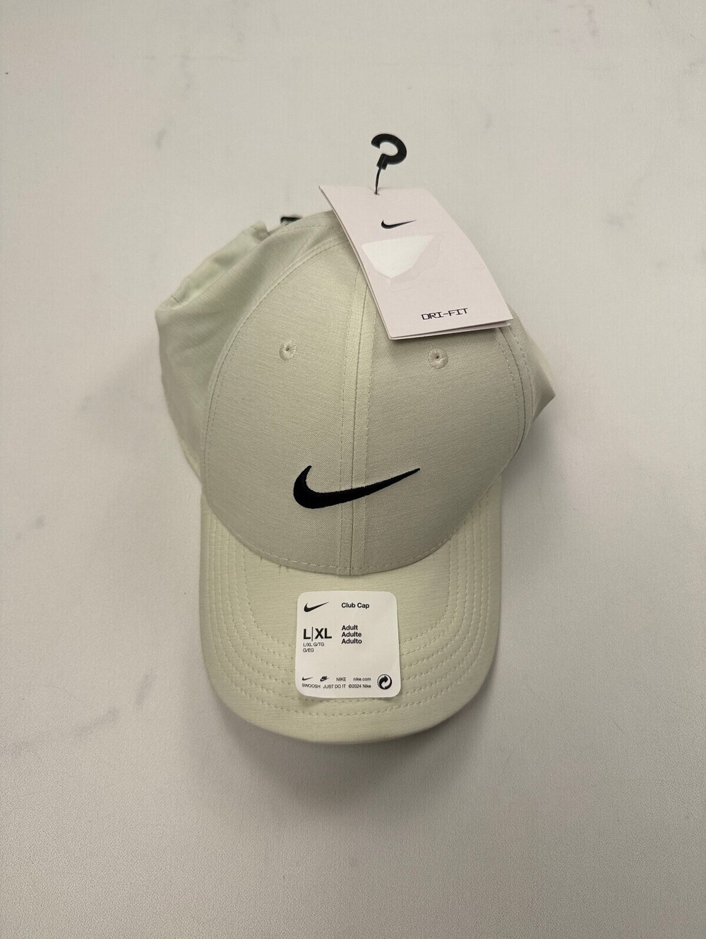 Nike Club Cap Trucker Hat Alabaster Current Adjustable - Adult L/XL